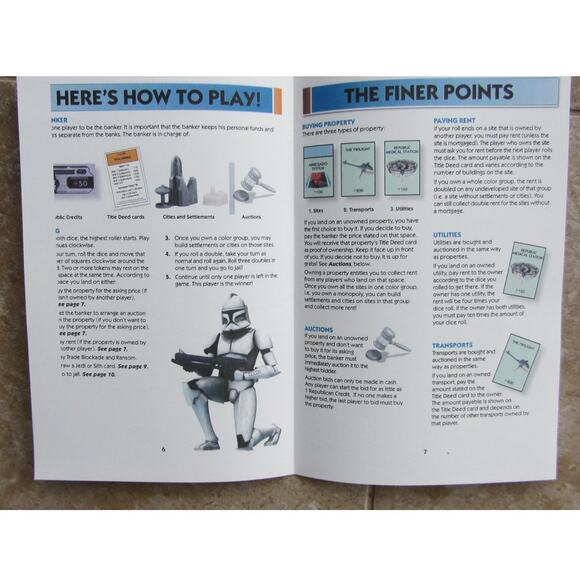 MONOPOLY STAR WARS The Clone Wars Board Game 2-6 Players - Picture 3 of 3